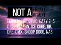 Eminem - not Afraid (remix) ft. 2Pac, Eazy E, 50 Cent,Akon,Ice cube,Dr.Dre, Snoop Dogg (lyric Video)