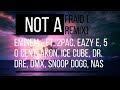 Eminem Not Afraid Remix Ft 2Pac Eazy E 50 Cent Akon Ice Cube Dr Dre Snoop Dogg Lyric Video