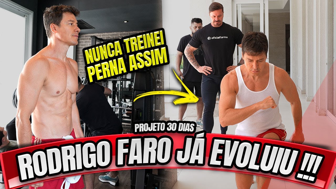 RODRIGO FARO JÁ EVOLUIU - PRIMEIRO TREINO DESAFIADOR - LEGDAY !