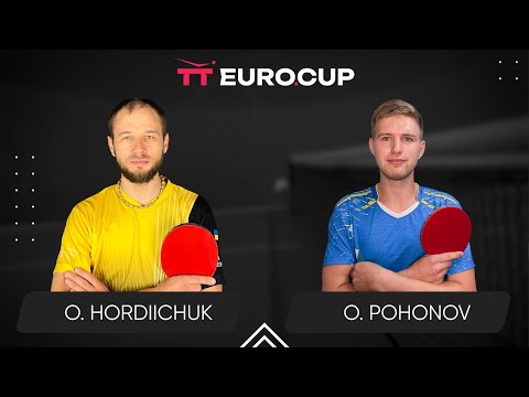 13:40 Oleksandr Hordiichuk - Oleksandr Pohonov 17.07.2024 TT Euro.Cup Ukraine Master. TABLE 3