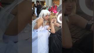 【爆乳】美女2人によるおっぱい強調がエロすぎるwwww【コスプレ】ロングver.