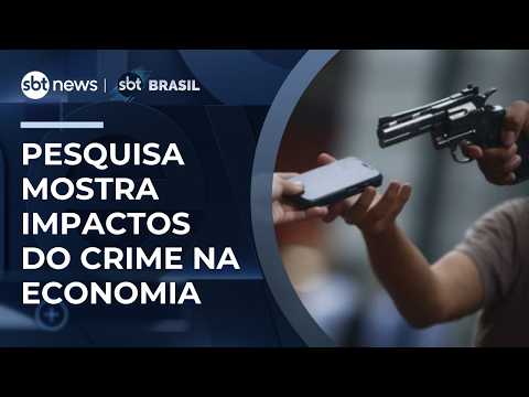 Brasileiros mudam hábitos por medo da criminalidade; pesquisa mostra impacto econômico | #SBTBrasil