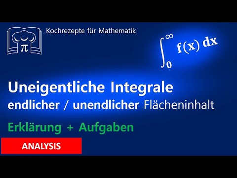 Uneigentliche Integrale, endliche und unendliche Flächen, Grenzwert