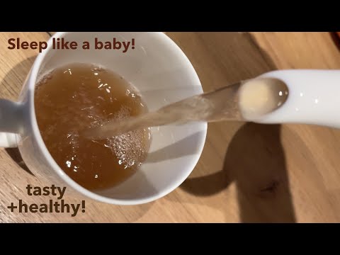 🍌 Banana Peel Tea = better sleep 🤯 vegan recipes