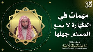 محاضرة مرئية:   مهمات في الطهارة لا يسع المسلم جهلها     |   الشيخ أ.د يوسف الشبل image