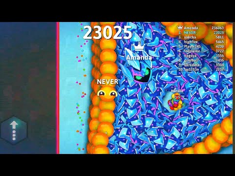 I Became The LONGEST Snake In Slither.io And This Happened! Snake.io🐍#244