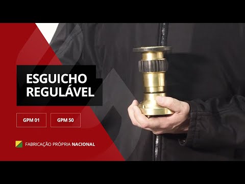 Esguicho Regulável GPM 01 e GPM 50 da GPM Brasil - Equipamentos Contra Incêndio