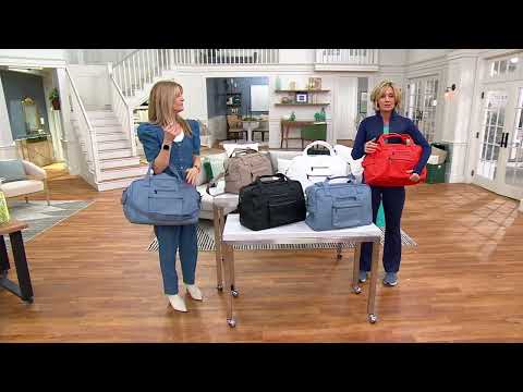 Lug Matte Luxe Large Overnight Duffel - Charger on QVC
