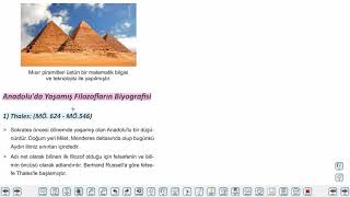 Eğitim Vadisi TYT Felsefe 4.Föy Bilgi Felsefesi 1 (Felsefenin Ortaya Çıkışını Hazırlayan Düşünce Ortamı 1) Konu Anlatım Videoları