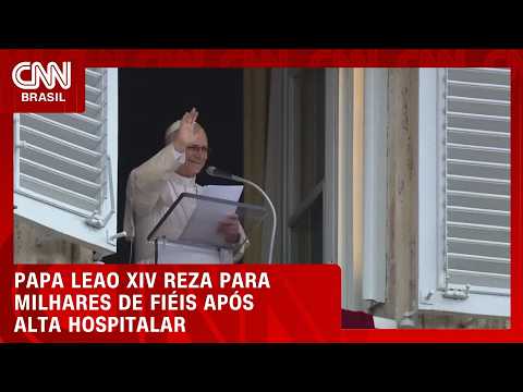 Papa Leão XIV reaparece no Vaticano após cirurgia para tratar câncer no pulmão | CNN AGORA