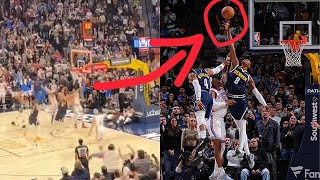 COURTSIDE VIEW of Nikola Jokic ,Watson and Denver's INTENSE TEAM DEFENSE  in final seconds x Thunder