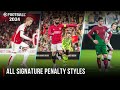 eFootball 2024 | All Signature Penalty Styles