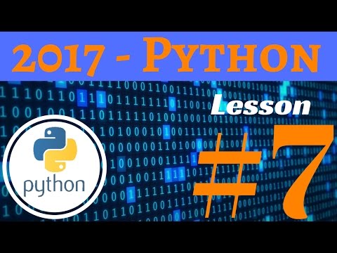 Learn Programming Python Lesson 7