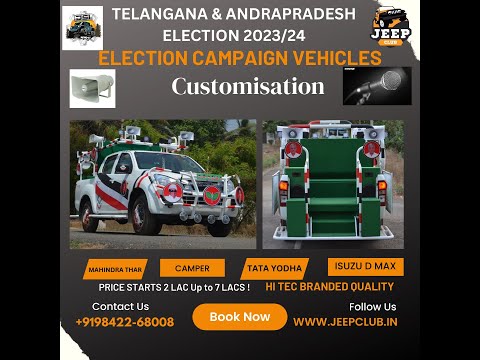 2023 white modified election jeeps manufacturers