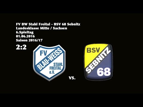 Landesklasse Mitte - (2016/17)/ 6.Spieltag /FV BW Stahl Freital   BSV 68 Sebnitz  2:2