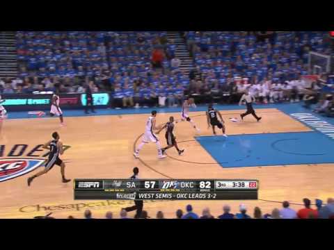 Russell Westbrook 28 Pts   Full Highlights   Spurs vs Thunder   Game 6   May 12, 2016   NBA Playoffs