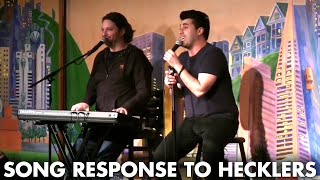 Song Response to Hecklers | Adam Ray & Avery Pearson