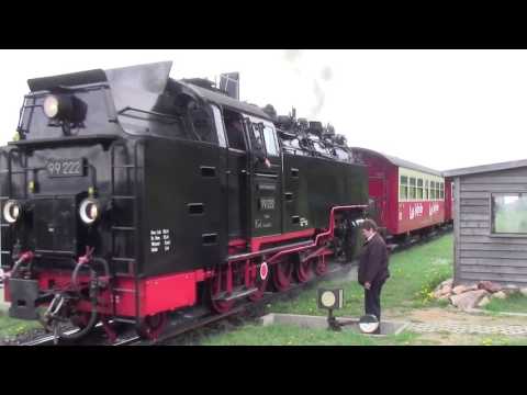 Harzer Schmalspurbahn 99 222 von Wernigerode zum Goetheweg und zurück