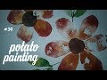 Potato Painting Potato Impression Painting Potato Painting For Beginners 34