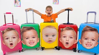 Baby Chris wants to travel | Funny videos for children