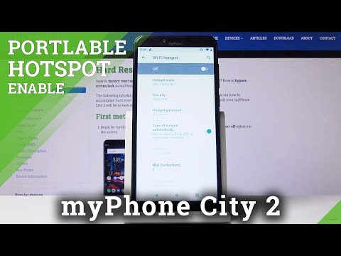 How to Activate Portable Hotspot in myPhone City 2 – Wi-Fi Sharing