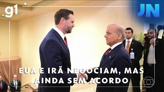 JN: EUA e Irã iniciam negociações, mas ainda não chegam a acordo para encerrar a guerra