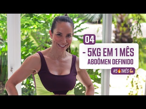 Como perder 5 kg em um mes - treinando em casa - Carol Borba