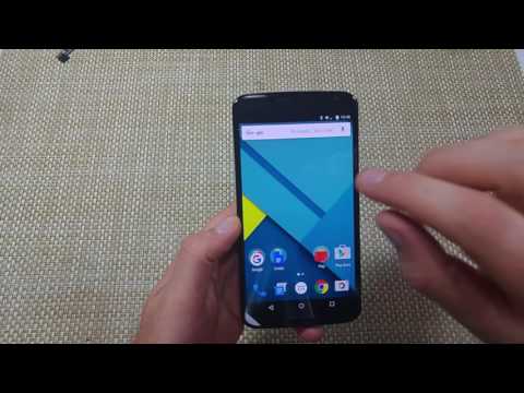 Google Nexus 6 by Motorola How to turn off TalkBack feature under Accessibility options for visually