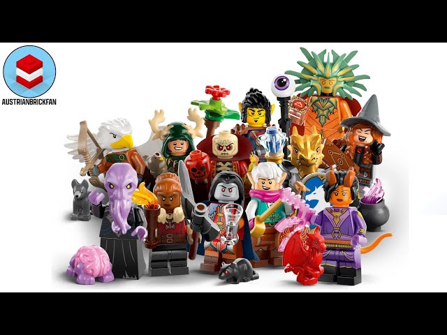 Vídeo relacionado con LEGO Minifiguras Dungeons & Dragons Figuritas Coleccionables, 1 Minifigura de 12 Posibles Entre Ellas Hechicera Tiefling y Brujo Gith, Juego de rol, Regalo para Niños y Niñas de 5 Años o Más 71047
