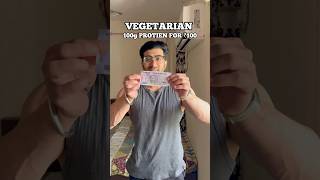 100g Protein in ₹100 - Veg ✅ #fitness #highprotein #healthydiet #diet #nutritionist #food #shorts