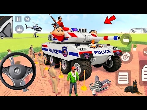 Franklin Purchase New Modified Heavy Police Shinchan Tank 🤑Indian Theft Auto Simulator🪖 New update💥🤩