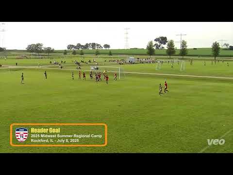 Header Goal during Midwest ODP Summer Camp Header Goal (2025.07.08)