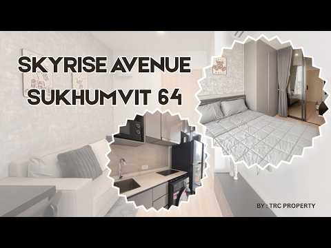 Skyrise Avenue Sukhumvit 64, Bangkok, 3 Soi Sukhumvit 64, Bang Chak, Phra Khanong, Bangkok, 1 Bedroom, 28 sqm, Condo For Rent, by TRC Property, 500483426 - DDproperty.com