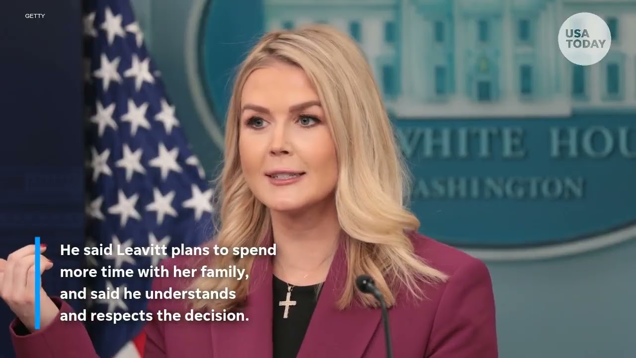 Karoline Leavitt to leave White House press secretary role