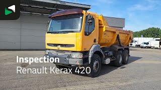 Renault Kerax 420 6X4 Retarder Kipper Hydrauliek Big axle Euro 3 Muldenkipper kaufen - Bild 4 | Autoline CH Renault Kerax 420 6X4 Retarder Kipper Hydrauliek Big axle Euro 3 Muldenkipper | Bild 4 - Autoline