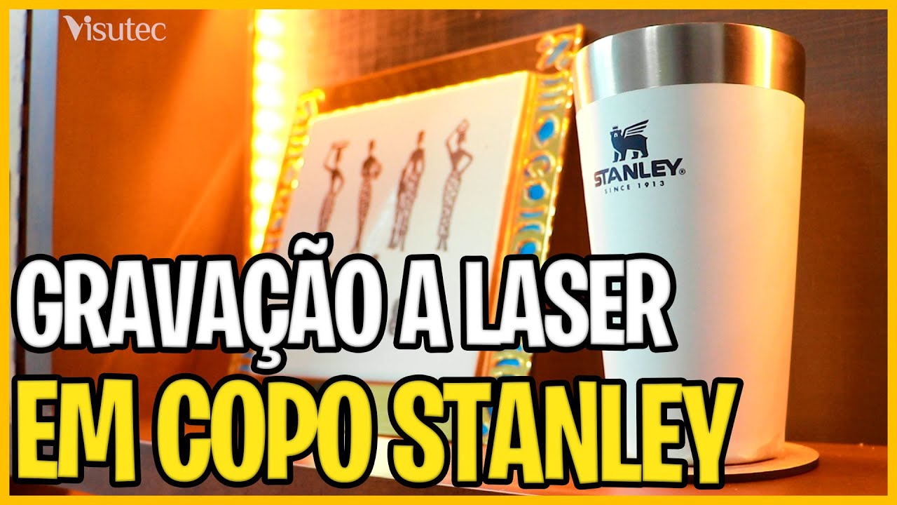 Copo Stanley | Como Gravar no Copo de Inox Pintado