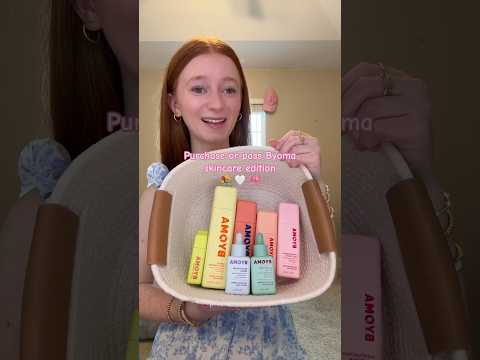 Purchase or pass Byoma skincare!! 💐🤍🎀