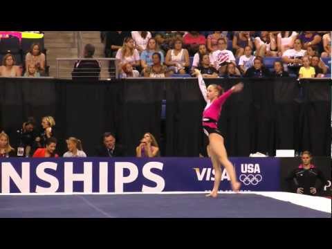 Brenna Dowell -- Floor -- 2012 Visa Championships -- Sr. Women -- Day 2