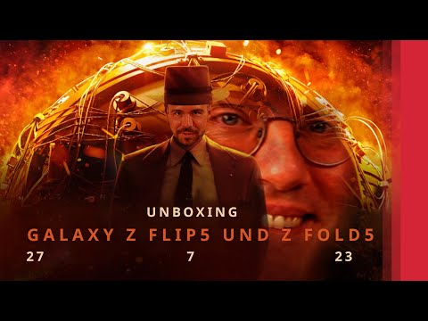 Samsung Galaxy Z Flip 5 und Fold 5 Unboxing (deutsch)