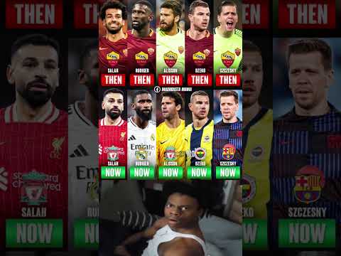 🇮🇹 Back in 2016, AS Roma had a squad with Salah, Alisson, Džeko, Szczęsny, and Rüdiger! 👀⚽ #football