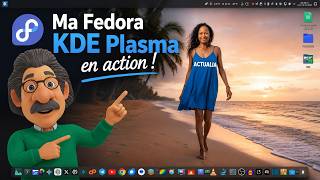 Ma petite Fedora KDE Plasma en action !