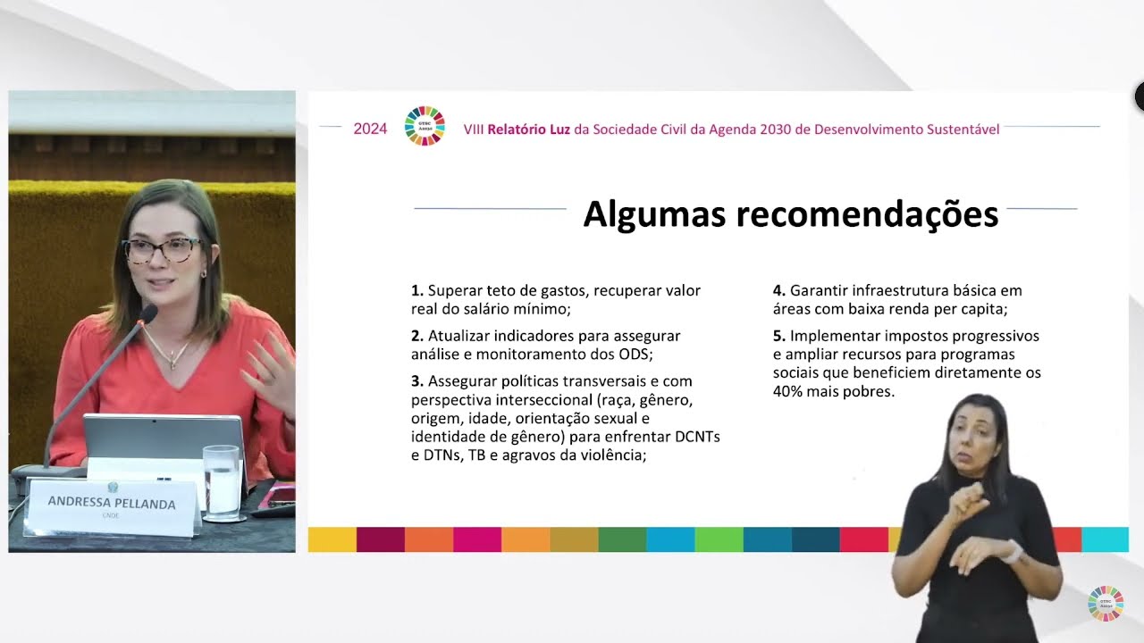 "O povo cabe no orçamento público porque é ele quem o produz" - Andressa Pellanda #RelatórioLuz