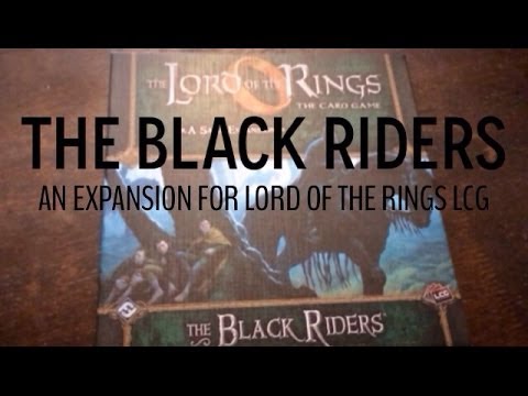 Couple vs  Cardboard vs  The Black Riders Deluxe Expansion for Lord of the Rings LCG