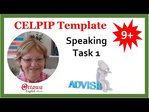 CELPIP Speaking task 1 template | How to give advice
