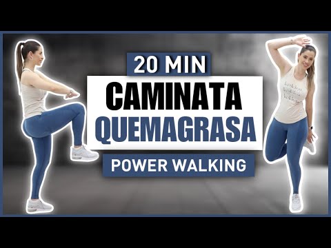 CAMINATA QUEMAGRASA en Casa | 20 Minutos de CARDIO SIN SALTOS para ADELGAZAR RÁPIDO | NatyGlossGym