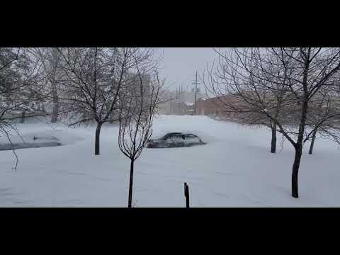 Blizzard in Cheyenne,Wyoming  03-14-2021