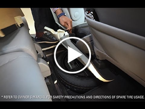 Accessing Spare Tire on the 5th generation Honda Odyssey