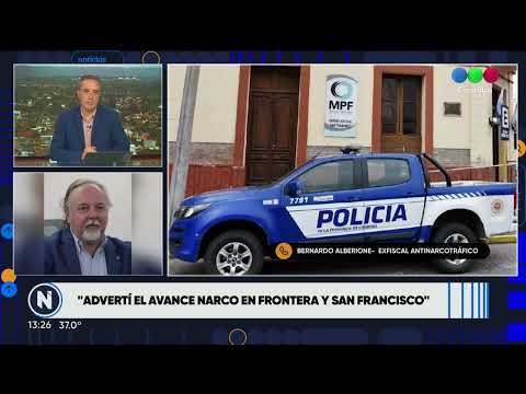 El exfiscal de San Francisco advirtió la escalada narco entre Córdoba y Santa Fe