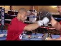 MIKE ALVARADO SHOWS SLICK COMBOS AHEAD OF HIS FIGHT WITH ARNOLD BARBOZA JR