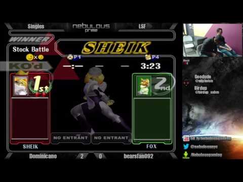 Nebs Prime Melee #68: Singles - LSF: Dominicano vs. bearsfan092